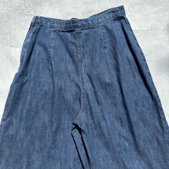Rachel Comey Absolute Pant Wide Leg Flare Jeans Dark Indigo Denim Size 2 EUC - Picture 14 of 15